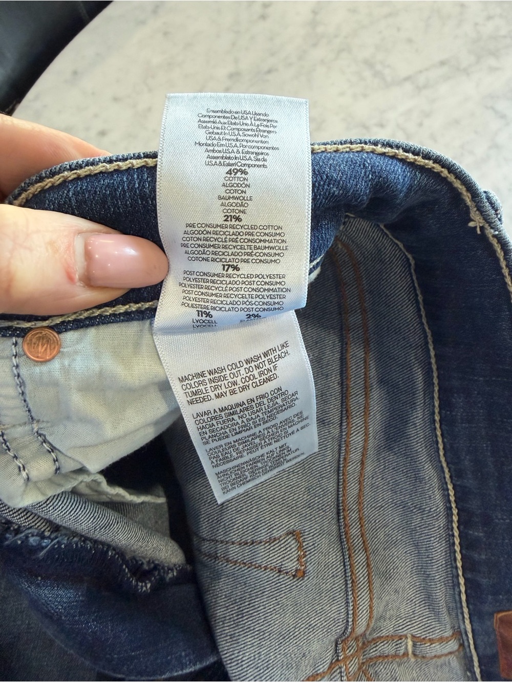 MOTHER High Waisted Runaway Jeans 29 Start Your Engines Flare WORN 1x Like new! - Picture 8 of 9
